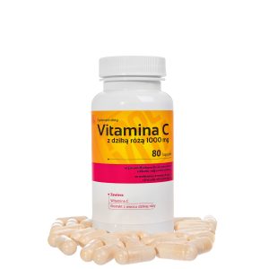WITAMINA C Z DZIKĄ RÓŻĄ | 80 kapsułek