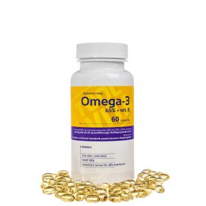 OMEGA 3 65%, WIT. E, EPA, DHA | 60 kapsułek