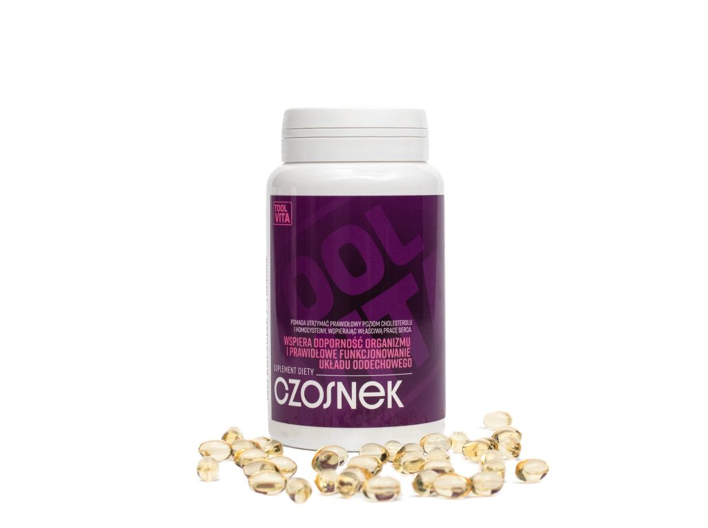 CZOSNEK | 120 kapsułek + OLEJ Z WĄTROBY DORSZA, WIT. ADE | 120 kapsułek – zdjęcie 2