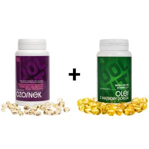 CZOSNEK | 120 kapsułek + OLEJ Z WĄTROBY DORSZA, WIT. ADE | 120 kapsułek