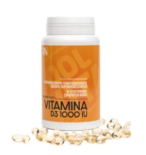 WITAMINA D3 1000 IU | 365 kapsułek