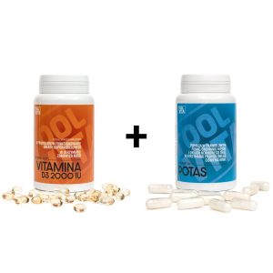 WITAMINA D3 2000 IU | 365 kapsułek + POTAS | 120 kapsułek